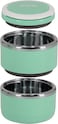 Delcasa Stainless Steel Inner Lunch Box With 2 Layers, 1500ml Capacity, Green