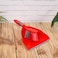 Delcasa Dustpan With Brush, Red/Grey