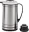Delcasa DC3167 Double Wall Vacuum Flask, 1.6 Liters Capacity, Black/Silver