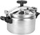Delcasa 5/7/9/11/15 Liter Aluminum Pressure Cooker Equipped With Multi Safety Device And Unique Pressure Indicator Durable Aluminum Alloy Construction With Firm Handles Silver (DC3200, 7 Ltr)