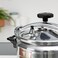 Delcasa 5/7/9/11/15 Liter Aluminum Pressure Cooker Equipped With Multi Safety Device And Unique Pressure Indicator Durable Aluminum Alloy Construction With Firm Handles Silver (DC3200, 7 Ltr)