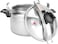 Delcasa 5/7/9/11/15 Liter Aluminum Pressure Cooker Equipped With Multi Safety Device And Unique Pressure Indicator Durable Aluminum Alloy Construction With Firm Handles Silver (DC3202, 11 Ltr)