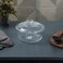 Delcasa DC3310 Round Glass Baking Casserole With Lid, 2400ml Capacity, Clear