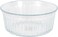 Delcasa DC3310 Round Glass Baking Casserole With Lid, 2400ml Capacity, Clear