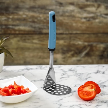 Delcasa DC3367 Potato Masher, Black/Blue