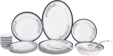 Delcasa DC3393 Melamine Dinner Set 22-Piece Set