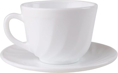 طقم فناجين وصحون ديلكاسا DC3401 أوبالوير، 12 قطعة