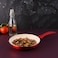 Delcasa DC3408 Non Stick Frypan, 18cm Size, Off White/Red