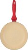 Delcasa DC3408 Non Stick Frypan, 18cm Size, Off White/Red