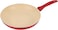 Delcasa DC3409 Non Stick Frypan, 20cm Size, Off White/Red