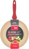 Delcasa DC3409 Non Stick Frypan, 20cm Size, Off White/Red