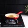 Delcasa DC3410 Non Stick Frypan, 22cm Size, Off White/Red
