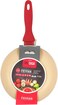 Delcasa DC3410 Non Stick Frypan, 22cm Size, Off White/Red