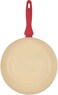 Delcasa DC3414 Non-Stick Frypan, 30cm Size, White/Red