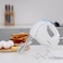 Olsenmark OMHM2348 Hand Mixer- 150W Powerful Motor- 7 Speeds- 2 Beaters and 2 Hooks - Mix, Stir, Blender, Whip - ABS Material - Lightweight