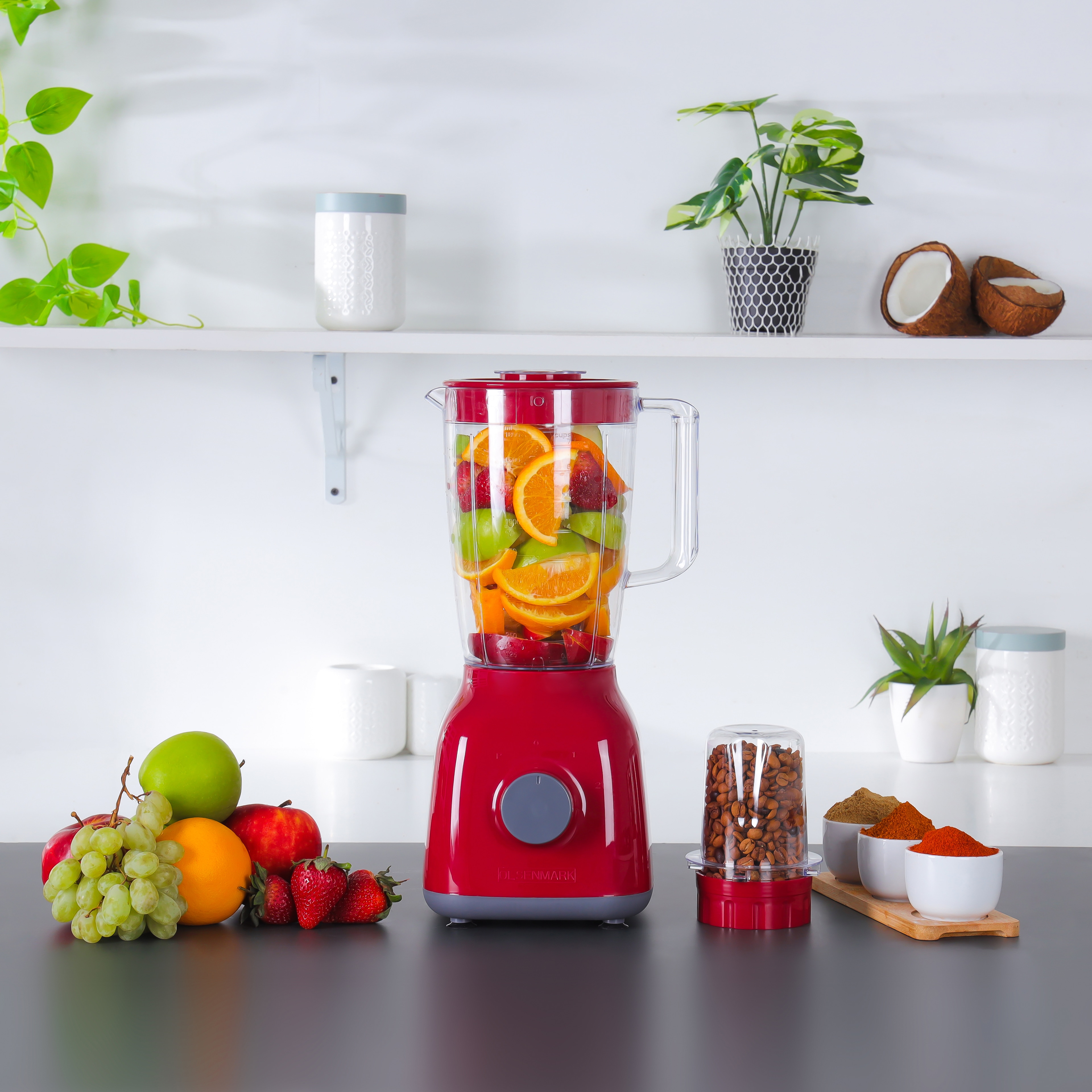 Buy Olsenmark 2-in-1 Blender- OMSB2362 Powerful Motor with Speed