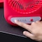Olsenmark Rechargeable Fan, 6 Inch - 2x3.7V 1.5Ah Battery - Portable, Lightweight - USB Rechargeable - Power &amp; Charging Indicator Light - 3 Speed Option - 6 Pcs LED Light