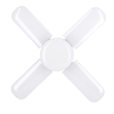 Olsenmark Led Energy Saving Lamp With Fan - Foldable / Flexible Design - 4050 Lumens Of Brightness - Energy Saving &amp; Low Heating - E27 Lamp Head - Color Temperature: 6500k