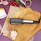 Olsenmark OMH4071 Hair Straightener - Ceramic Coating Plates - 360 Degree Swivel Cord - Wider Plates - Adjustable Temperature - PTC Heater - ON/OFF Switch