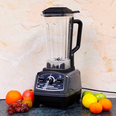 Olsenmark Heavy Duty Blender, 1500W, 2L, Ice Crush Mode, OMSB2403, Stainless Steel 6-Leaves