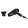 Olsenmark Hair Dryer- OMH4075  2 Speed Control and 3 Level Heat Settings  With Hanging Loop, Perfect for Salon and at Home Hair Styling  Red and Black