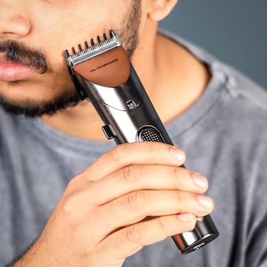 Olsenmark Rechargeable Trimmer- OMTR4079/ Hair and Beard Trimmers with High Speed and Continuous Working Up to 120 Minutes, 3, 6, 9 mm Combs/ Perfect for Salon and In-House Styling/ Waterpro