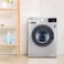 Geepas Fully Automatic Front Load Washing Machine 6Kg, Foam Protection, Overflow Protection Child Lock, Stainless Steel Drum, Temperature Adjustment - 1 Year Warranty