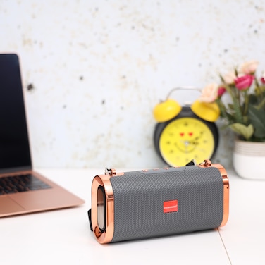 Olsenmark Portable Wireless Speaker with USB, TF, AUX, Bluetooth &amp; MP3 - Portable Hands-Free Calling 10 Meters Range, 1200 MAh with 3-4 Hours Working, 2 Years Warranty