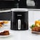 Olsenmark Digital Air Fryer- OMAF2430/ 3.5 L Capacity with Pot and Tray/ 80% Less Fat, Oil Free Cooking/ Auto Shut-Off Function and Ready Alert, for Making Fries, Steak, Chicken, Meat, Bread