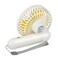 Olsenmark OMF1801 Rechargeable Mini Fan - 3 speed options, Led Flash Light, Up to 4 Hours Working with 1200 MAH Battery, Quiet USB Travel Fan for Office, Home and Outdoors Use