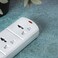 Olsenmark 5 Way Power Socket- OMES1811D/ Equipped with PP Fire Proof Housing and Child Safety Shutter/ 3-meter Cord, Ideal for Home, Office, etc. to Connect Chargers, Laptops, Lamp and Other
