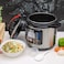 Olsenmark Electric Digital Pressure Cooker, 1000W, OMMC2436 - Digital Timer Control,12 Pre-Set Cooking Menu,7 Safety Guard Multi Cooker,6L Capacity,2 Years Warranty
