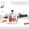 Olsenmark Stainless Steel Pressure Cooker, 5L - Durable Safety Valve - Food Grade Rubber Gasket - Anti-Bulging Base - Specially Designed Handles - Induction Base, 2 Years Warranty