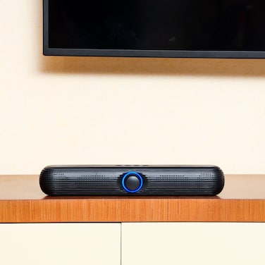 Olsenmark Wireless Speaker, 2.0Ch Bluetooth Speaker OMMS1288, Bluetooth/ FM/ USB/ TF Card/ AUX Input/ TWS, 2x6W Speaker, Mini Sound Bar for PC/ Home Theater