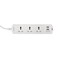 Olsenmark Power Socket- OMES1865D/ 3 Way Universal Sockets, 2-way USB Ports, Equipped with PP Fire Proof Housing and Child Safety Shutter/ 3-meter Cord, Ideal for Home, Office