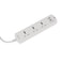 Olsenmark Power Socket- OMES1865D/ 3 Way Universal Sockets, 2-way USB Ports, Equipped with PP Fire Proof Housing and Child Safety Shutter/ 3-meter Cord, Ideal for Home, Office