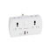 Olsenmark 2 Way Multi Adaptor with 2 USB Ports- OMES1886/ Global Compatibility, 2 Port, Compact and Portable Design/ Perfect for Travelling, Office, Home/ White, 2 Years Warranty