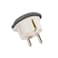 Olsenmark 3-Way Universal Adaptor- OMES1891/ PC Housing, Copper Parts and Pin, Global Compatibility/ 2 Round Pin Configuration, Compact and Portable Design