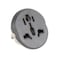 Olsenmark 3-Way Universal Adaptor- OMES1891/ PC Housing, Copper Parts and Pin, Global Compatibility/ 2 Round Pin Configuration, Compact and Portable Design