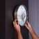 Olsenmark Round Wall Clock OMWC1910 WallMounted, Battery Operated and Durable and 2 YEAR WARRANTY