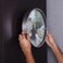 Olsenmark Round Wall Clock OMWC1913 WallMounted, Battery Operated and Durable and 2 YEAR WARRANTY