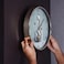 Olsenmark Round Wall Clock OMWC1914 WallMounted, Battery Operated and Durable and 2 YEAR WARRANTY