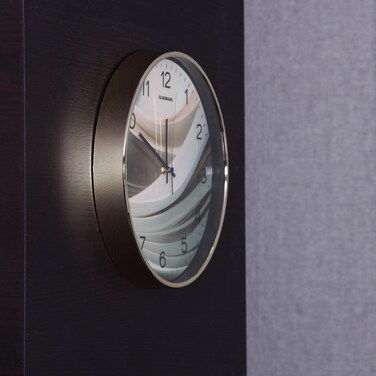 Olsenmark Round Wall Clock OMWC1916 WallMounted, Battery Operated and Durable and 2 YEAR WARRANTY