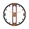 Olsenmark Round Wall Clock OMWC1926 WallMounted, Battery Operated and Durable and 2 YEAR WARRANTY
