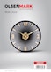 Olsenmark Round Wall Clock OMWC1927 WallMounted, Battery Operated and Durable and 2 YEAR WARRANTY