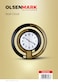 Olsenmark Round Wall Clock OMWC1928 WallMounted, Battery Operated and Durable and 2 YEAR WARRANTY