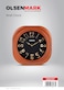 Olsenmark Round Wall Clock OMWC1937 WallMounted, Battery Operated and Durable and 2 YEAR WARRANTY