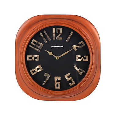 Olsenmark Round Wall Clock OMWC1937 WallMounted, Battery Operated and Durable and 2 YEAR WARRANTY