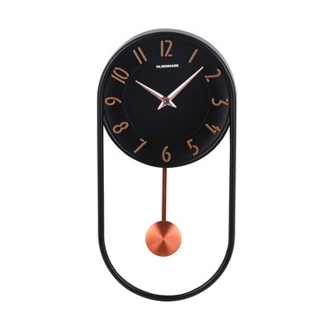 Olsenmark Round Wall Clock OMWC1939 WallMounted, Battery Operated and Durable and 2 YEAR WARRANTY