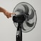 Olsenmark 16 inch Classic Stand Fan - 3 Speed 6 Leaf Blade, with Wide Oscillation, 1.3 Meter Height Setting &amp; Broad Base, Perfect for Home Office &amp; More, 2 Years Warranty